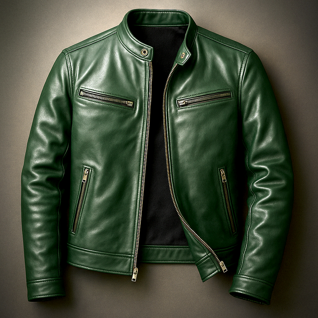 Vintage Leather Jacket Stylish