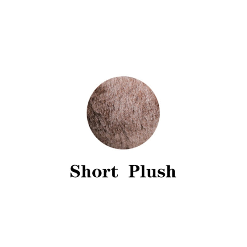 Women's Block Heel Suede Leather Short Boots Back Zipper