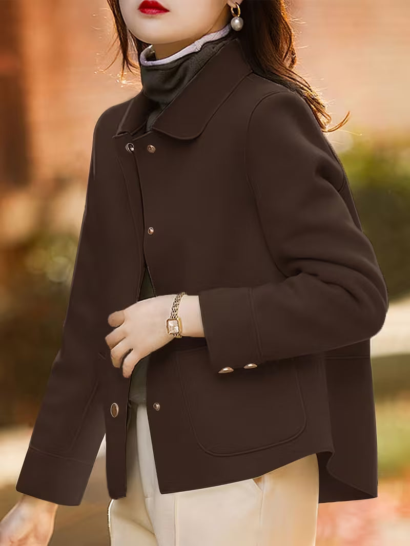 Women'S Elegant Lapel Collar Single-Breasted Blazer