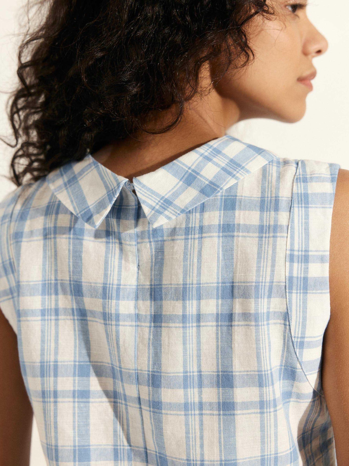 Jacqueline Linen Tank Top Stylish