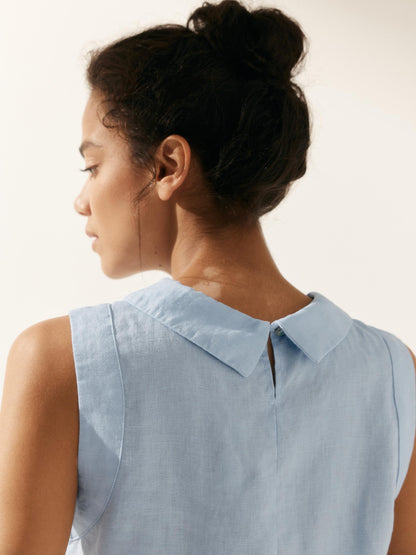 Jacqueline Linen Tank Top Stylish