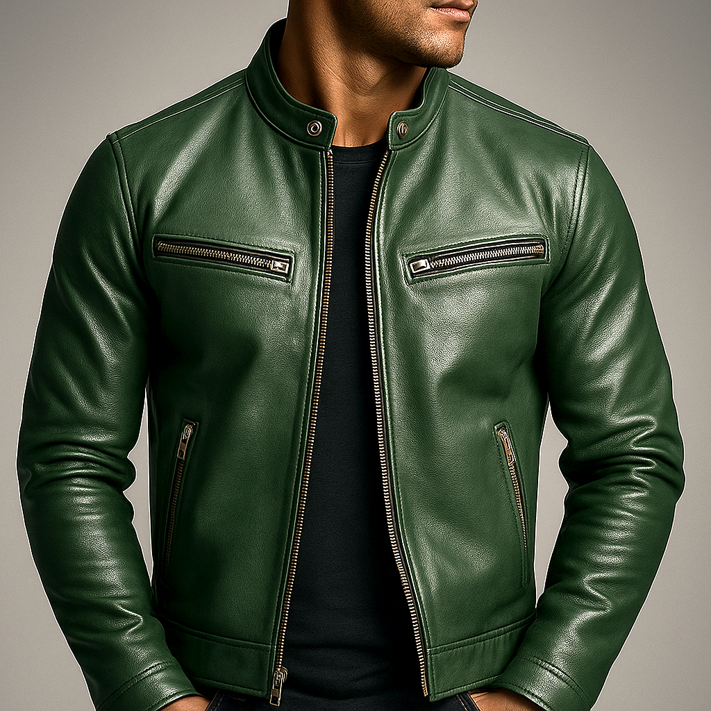 Vintage Leather Jacket Stylish