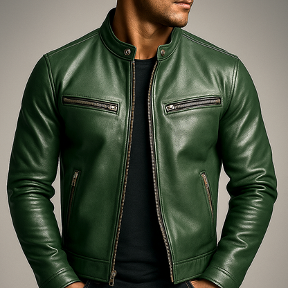 Vintage Leather Jacket Stylish
