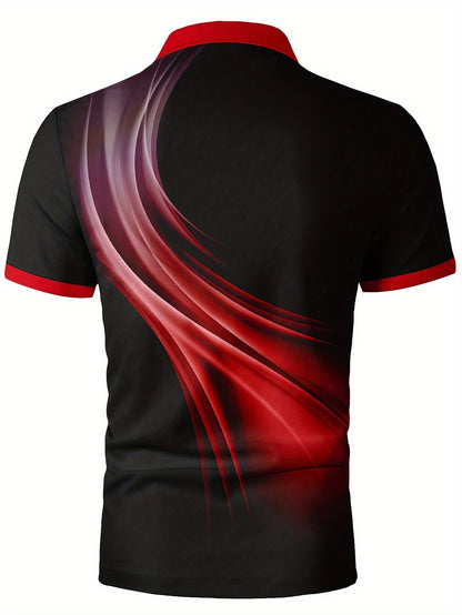 Flowing Light Ombre Polo Shirt
