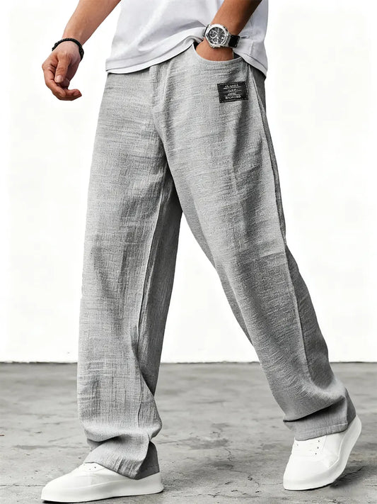 Coastal Ease Loose Linen Pants