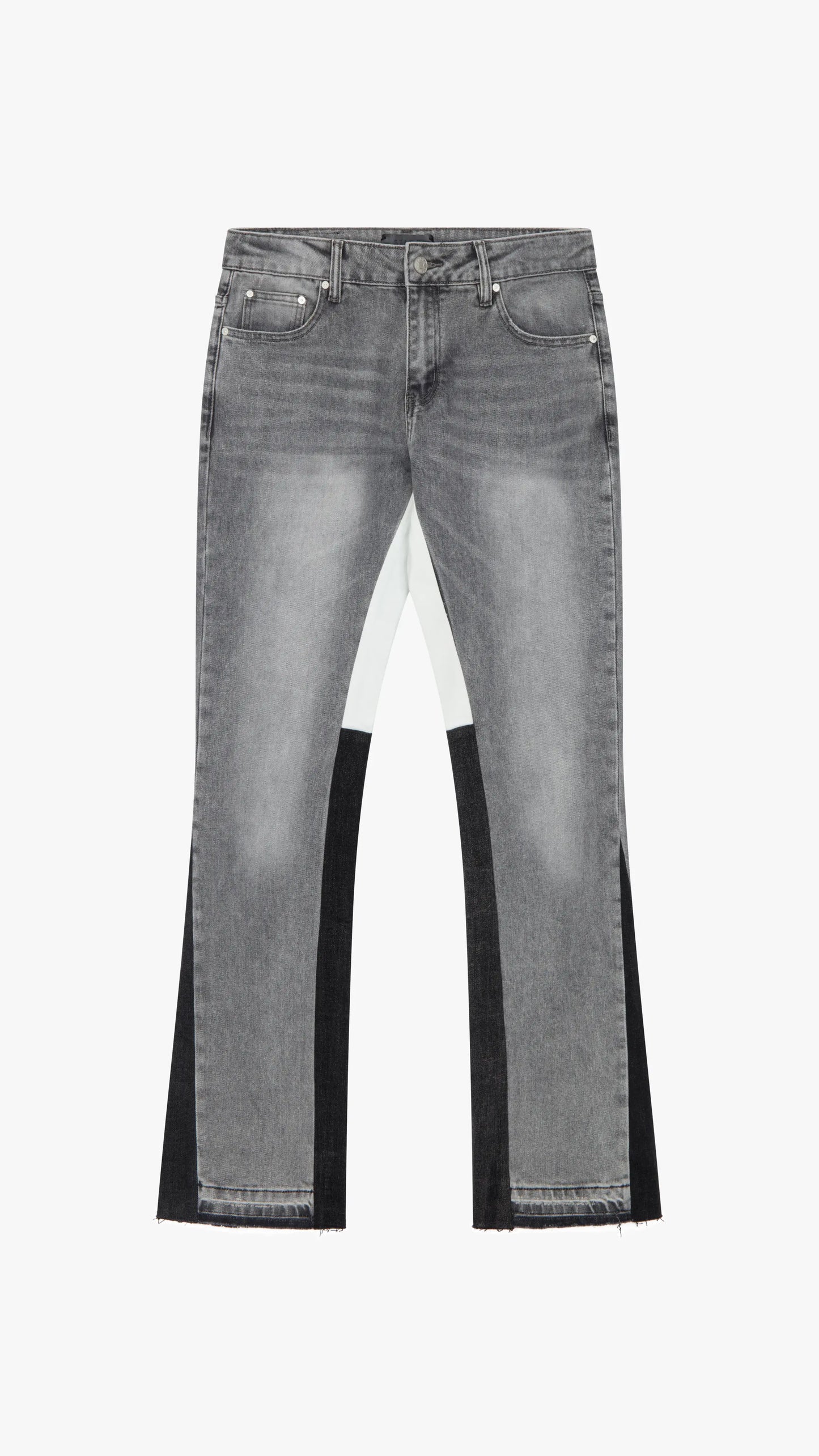 Prestige Light Grey Flared Jeans