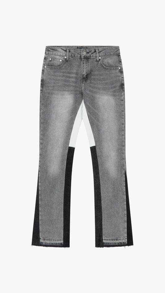 Prestige Light Grey Flared Jeans