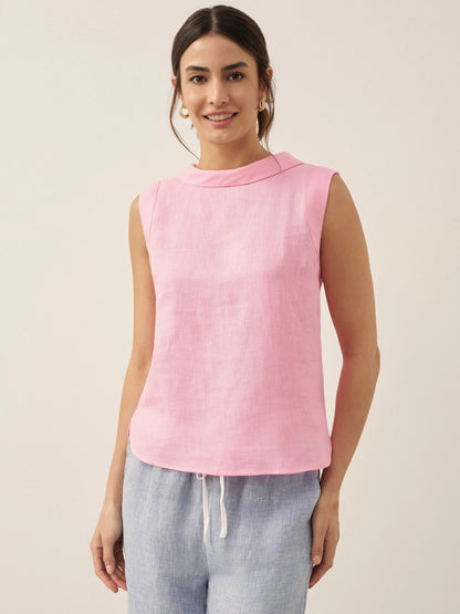 Jacqueline Linen Tank Top Stylish