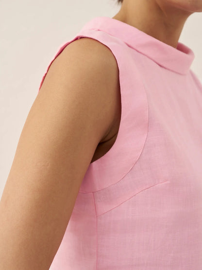 Jacqueline Linen Tank Top Stylish