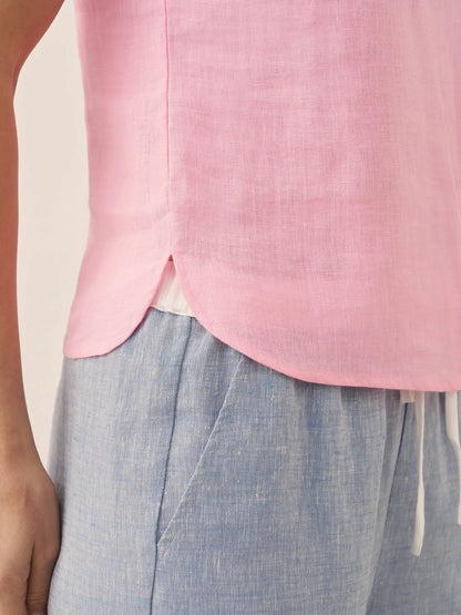 Jacqueline Linen Tank Top Stylish