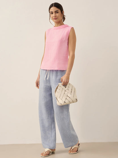 Jacqueline Linen Tank Top Stylish