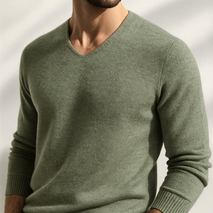 Calligria Cashmere V-Neck Sweater
