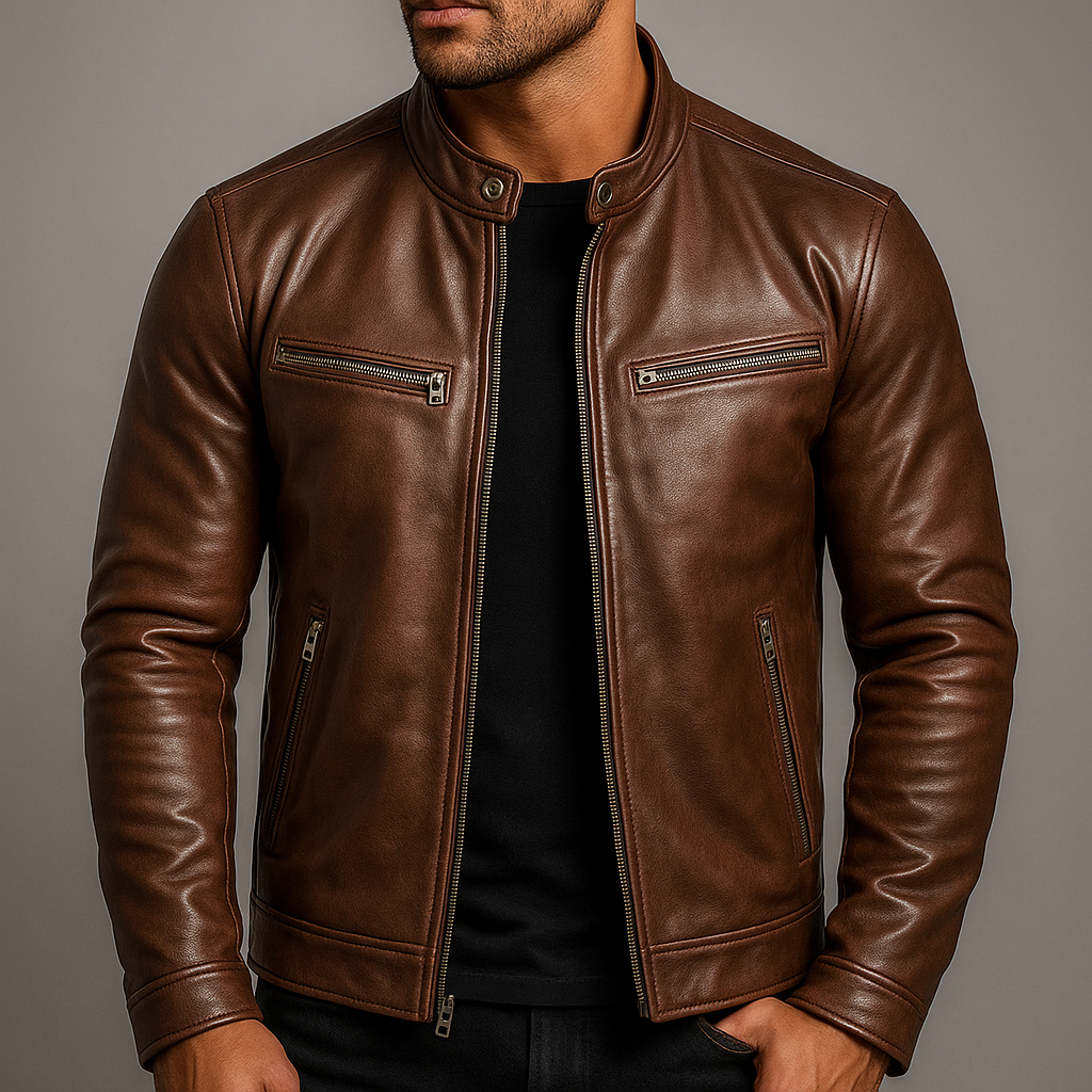 Vintage Leather Jacket Stylish