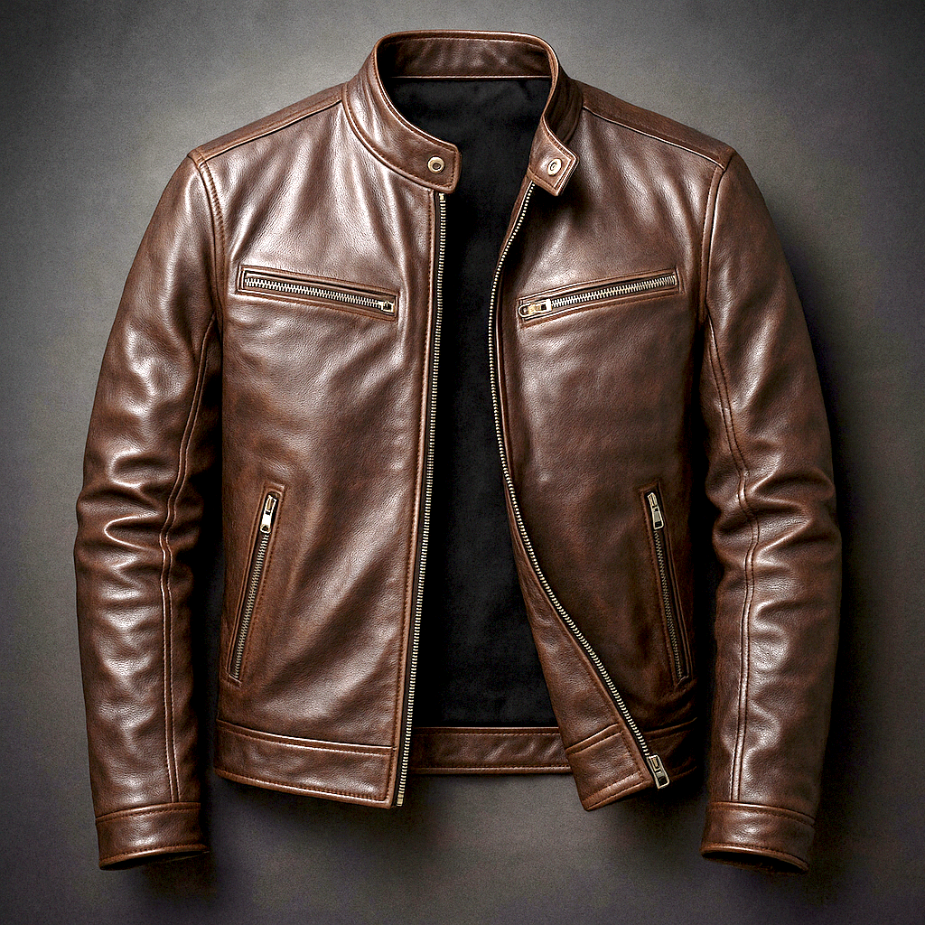 Vintage Leather Jacket Stylish