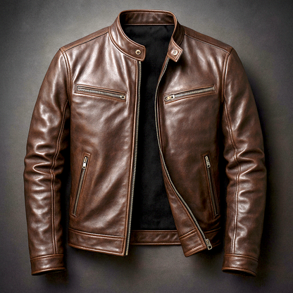 Vintage Leather Jacket Stylish