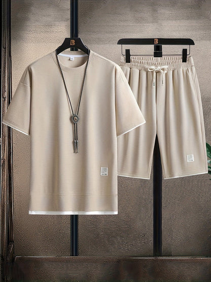 Waffle Knit Lounge Set Comfortable