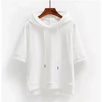 Maison Short-Sleeve Hoodie Stylish