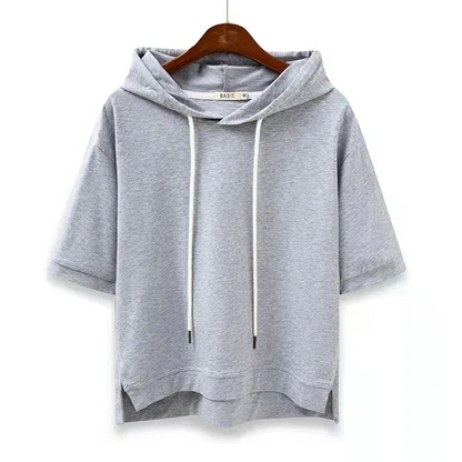 Maison Short-Sleeve Hoodie Stylish