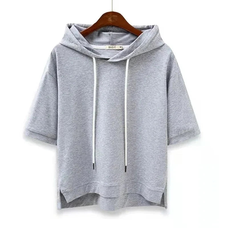 Maison Short-Sleeve Hoodie Stylish