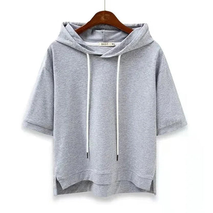 Maison Short-Sleeve Hoodie Stylish