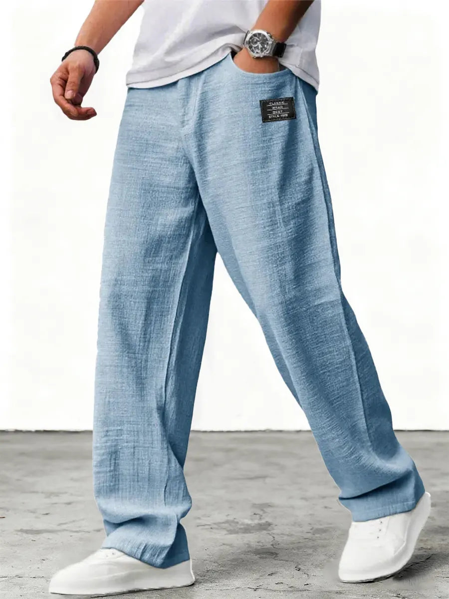 Coastal Ease Loose Linen Pants