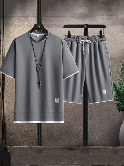 Waffle Knit Lounge Set Comfortable