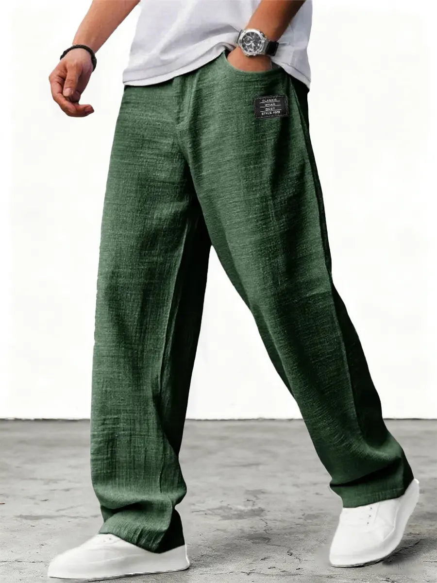 Coastal Ease Loose Linen Pants