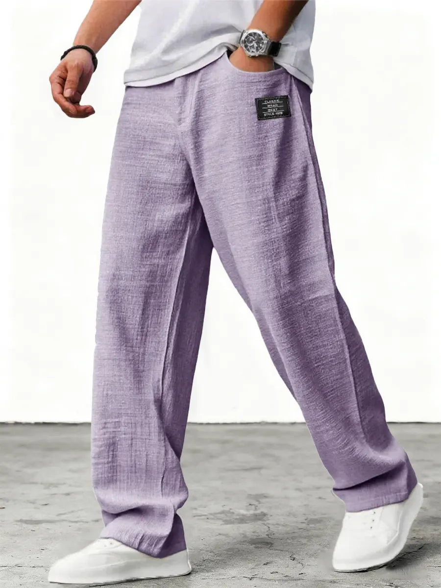 Coastal Ease Loose Linen Pants
