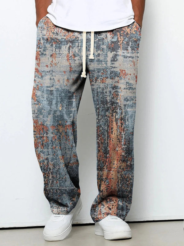 Geometry Gradient Suit Pants Stylish