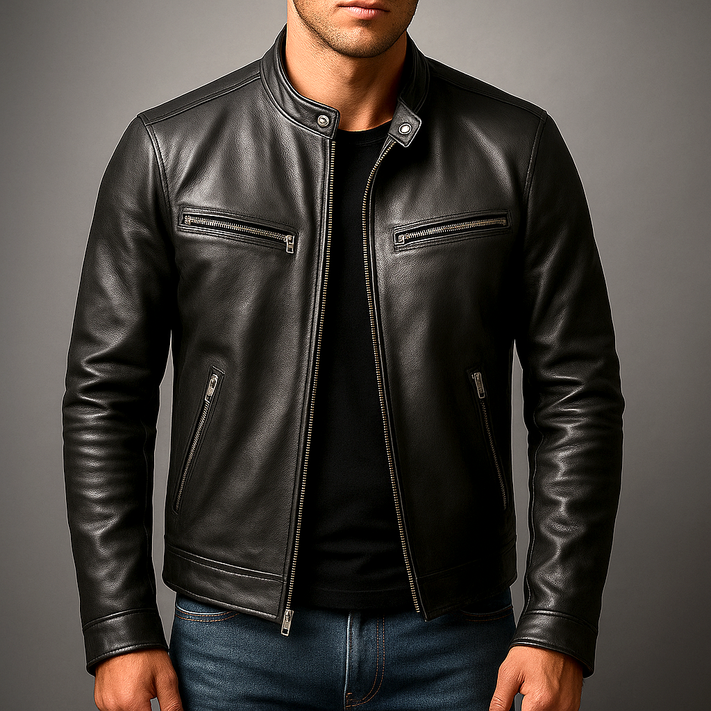 Vintage Leather Jacket Stylish