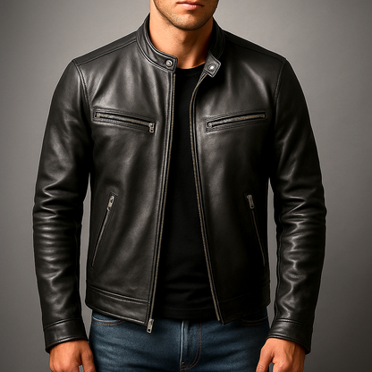 Vintage Leather Jacket Stylish