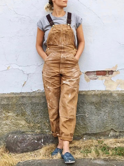 Duck Canvas Bib Overalls Durable