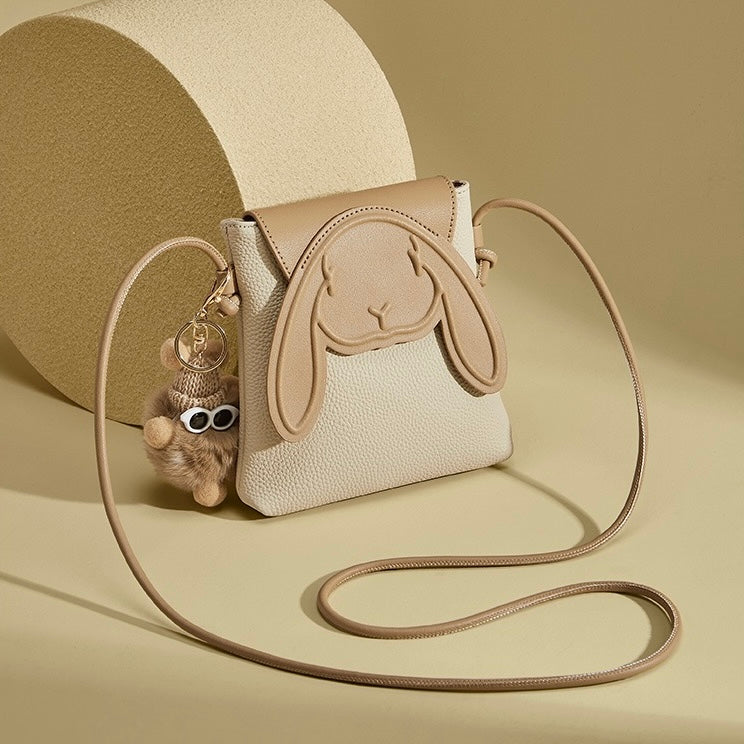 Rabbit - Inspired Women's Leather Mini Crossbody Bag