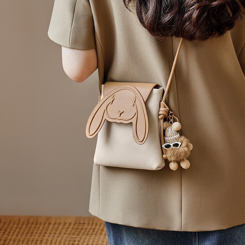 Rabbit - Inspired Women's Leather Mini Crossbody Bag