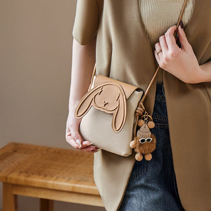Rabbit - Inspired Women's Leather Mini Crossbody Bag
