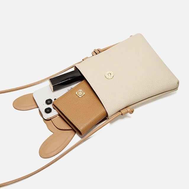 Rabbit - Inspired Women's Leather Mini Crossbody Bag