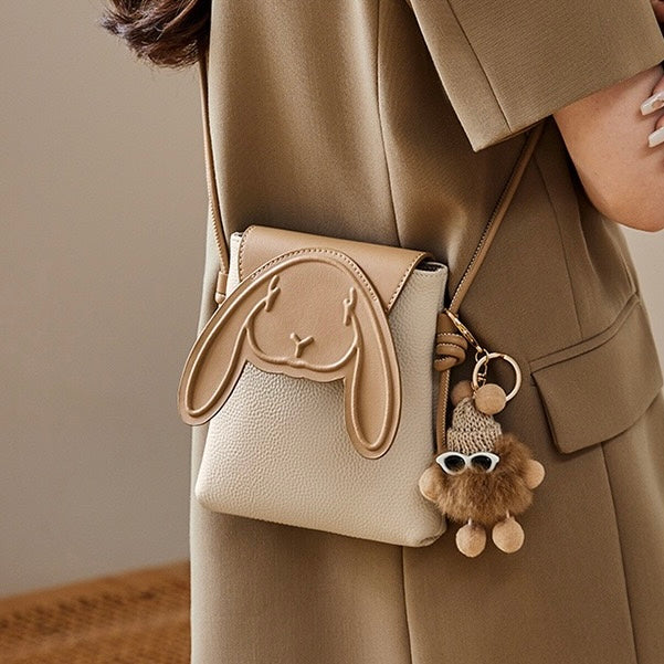 Rabbit - Inspired Women's Leather Mini Crossbody Bag