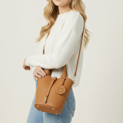Leather Smile Bag