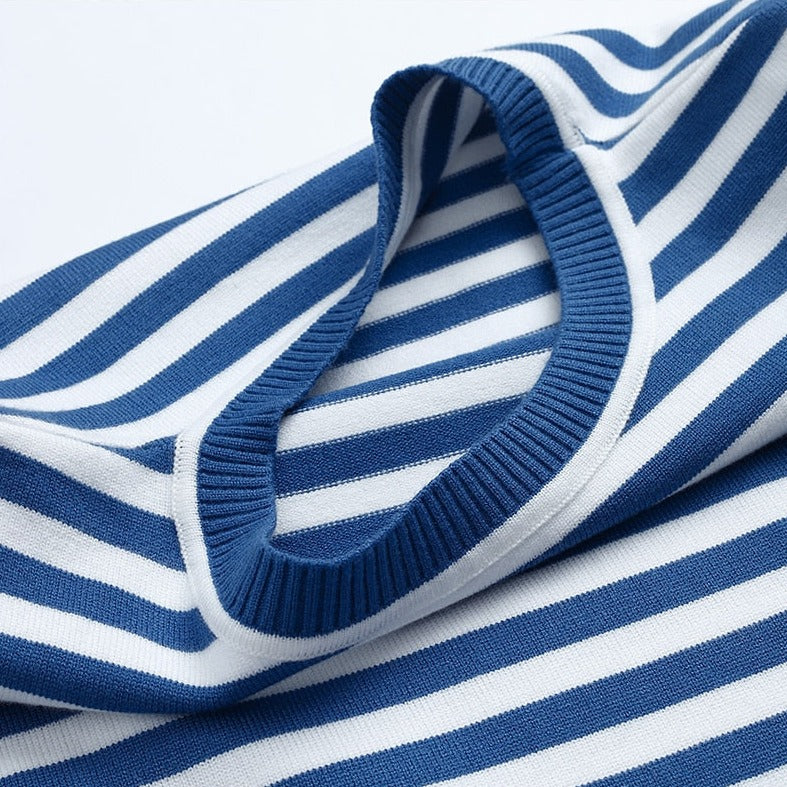 Olivia Luxe Striped Long Sleeve Top