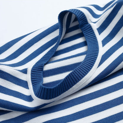 Olivia Luxe Striped Long Sleeve Top