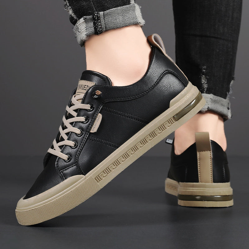 Belnor Prestige Two-Tone Leather Sneakers