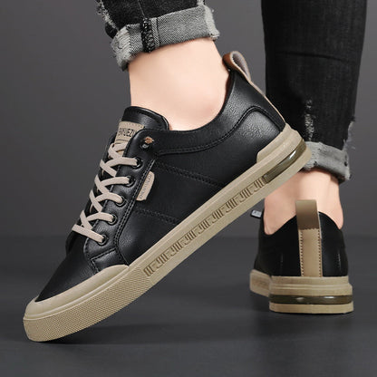 Belnor Prestige Two-Tone Leather Sneakers