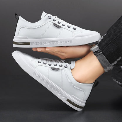 Belnor Prestige Two-Tone Leather Sneakers
