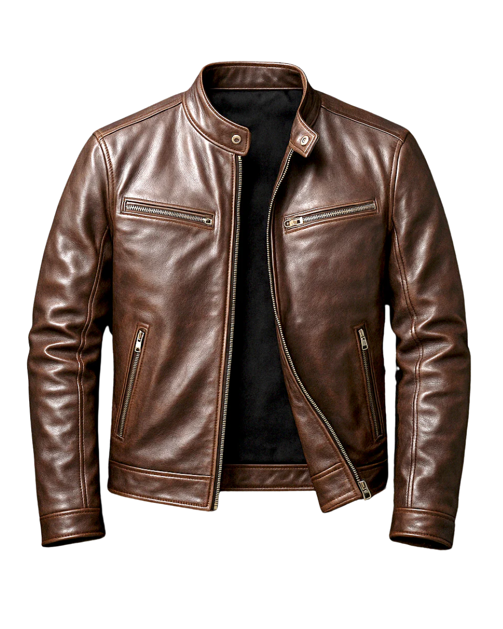 Vintage Leather Jacket Stylish