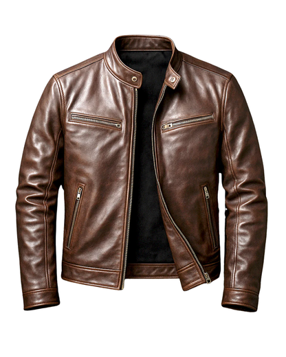 Vintage Leather Jacket Stylish