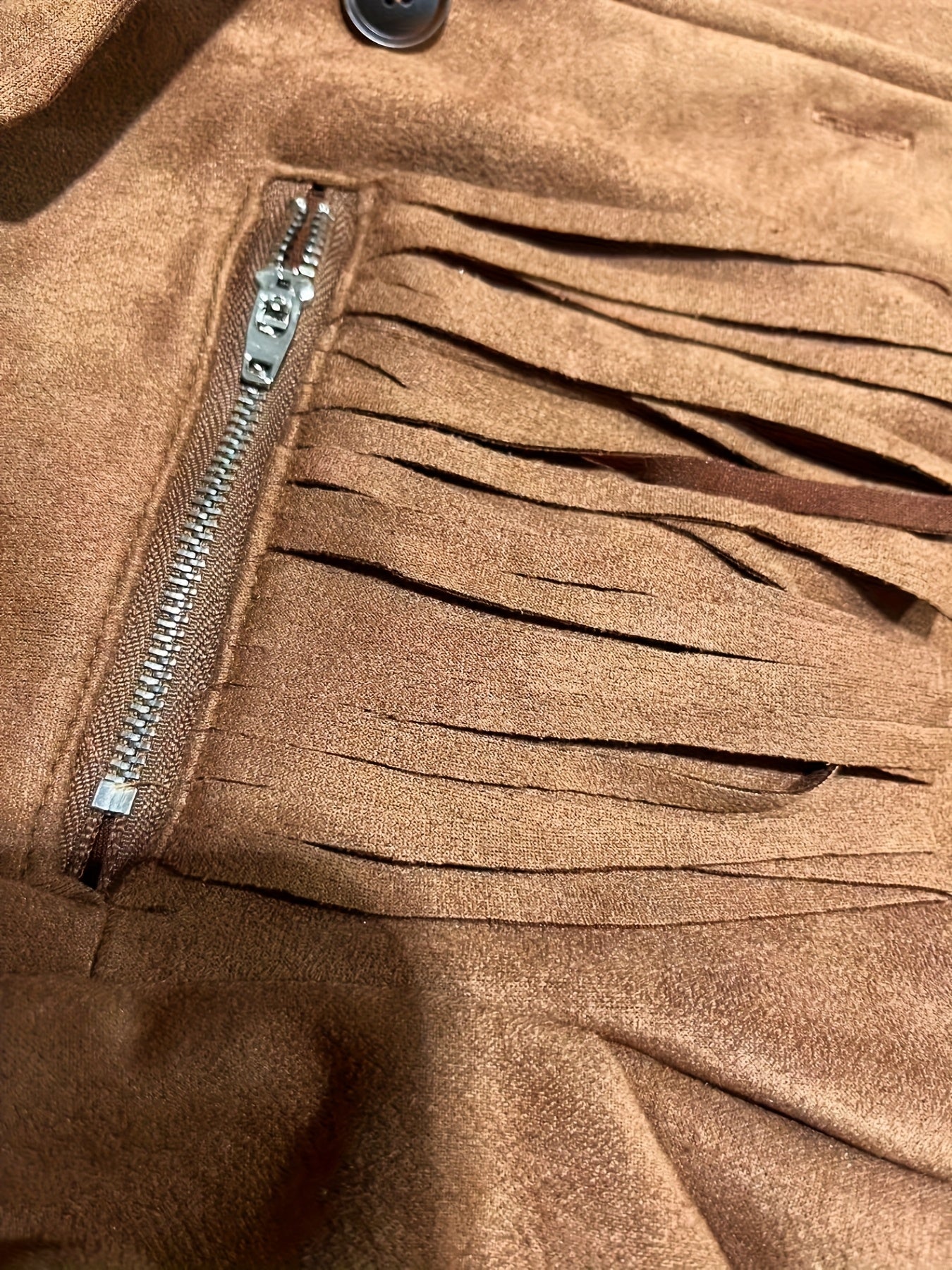 Western Fringe Suede Jacket