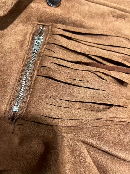 Western Fringe Suede Jacket
