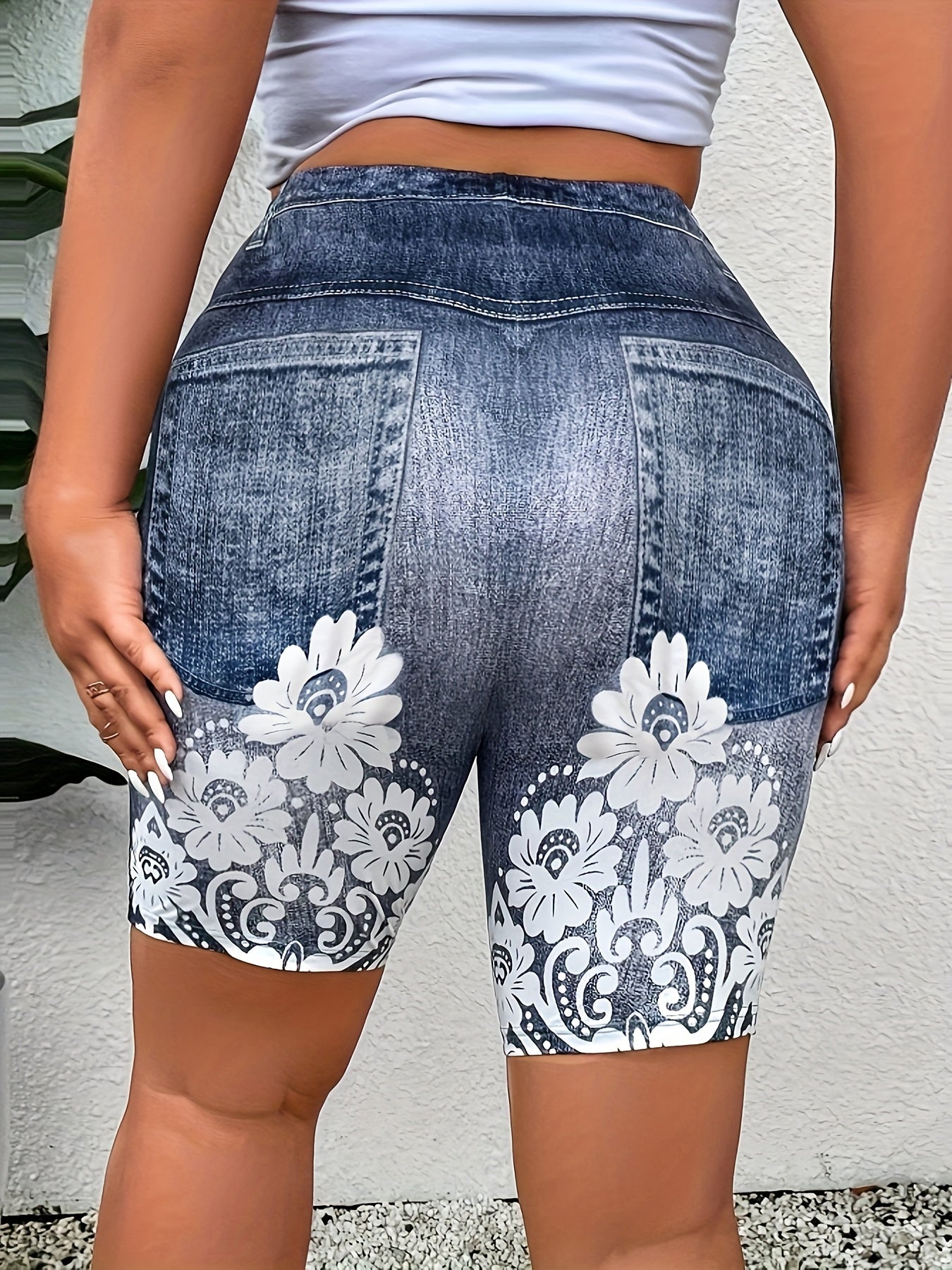 Geometric Print Lightweight Summer Shorts