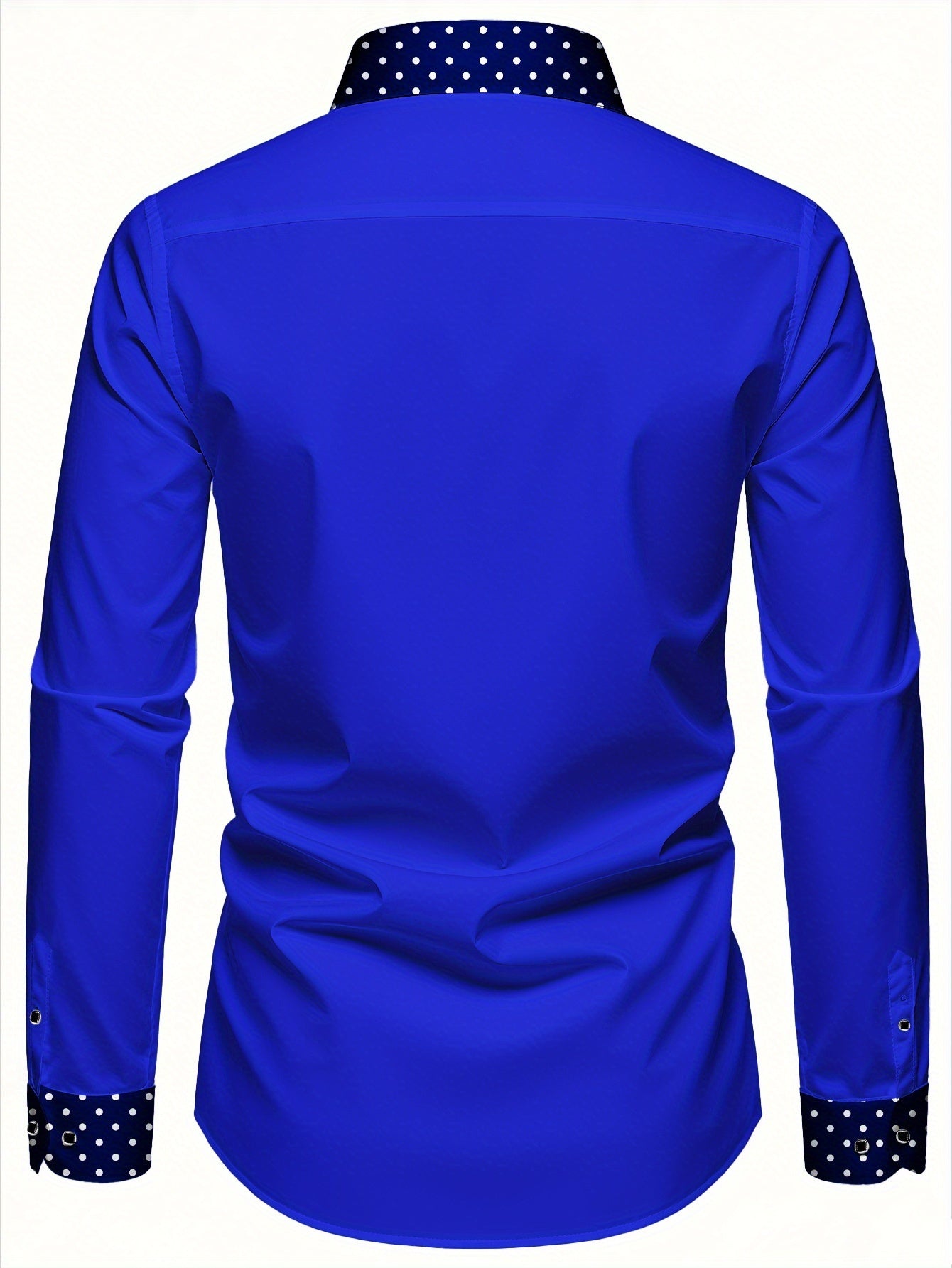 Polka Dot Slim Fit Long Sleeve Shirt