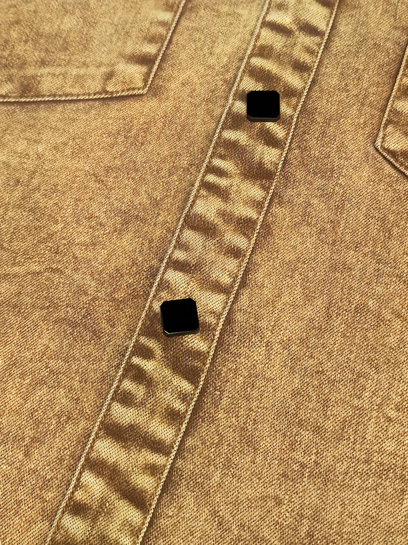 Vintage Washed Denim Long Sleeve Shirt